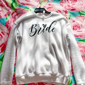 Disney White Bride Sweatshirt
